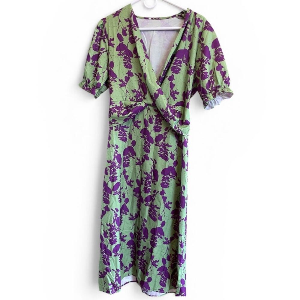 Unbranded Purple and Green Dress